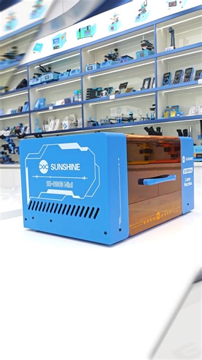 20K views · 140 reactions | ✅ Making repair more easier SS-890B MINI Laser Machines with SS-6605 smoke purifier can laser the entire phone without damaging it #PhoneRepairTools #SUNSHINETOOLS #BackCoverRemove #Hardware #LasherMachine #TechGeek #Disassembly | Guangzhou Sunshine Electronic Technology Co., Ltd. | Facebook