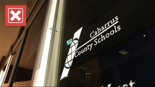 '100% no truth' to viral claim that boy watched girl use bathroom at Cabarrus County school, district says