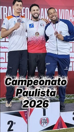 **3º Lugar no Lançamento de Dardo no Campeonato Paulista 2026!** 🚀