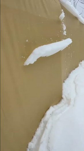 10x17 Harbor Freight Car Canopy with snow