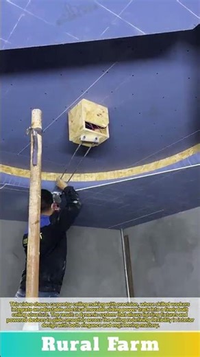 Carpentry Ceiling Making Precision: Adjustable Electrical Movable Sliding Power Track