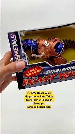 🔥 1997 Beast Wars Megatron – Rare T-Rex Transformer Found in Storage! #ebayfinds #collectibles