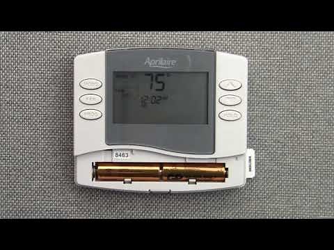 Aprilaire 8444 8463 Battery Change 720p