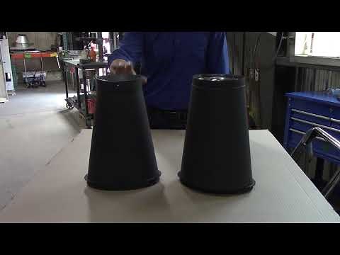 8" to 6" Oval to Round Adapter