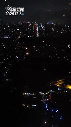 光り輝く札幌の街並みを背景に音楽と花火がシンクロ。大倉山で過ごす特別な夜。 | GREAT SKY ART