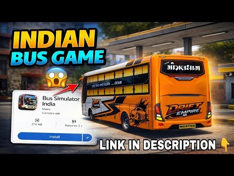 NEW INDIA GAME 😱 FIRST LIVERY 🔥Bus simulator india 🇮🇳| mogaldham bus livery 🚍🔥#bussimulatorindia