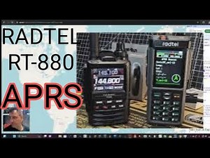 Radtel RT880G - APRS TRANSMIT & RECEIVE with Pop Ups