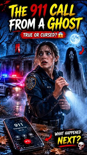 👻 The Ghost's 911 Call... What Police Found Next 😱#shorts #horror