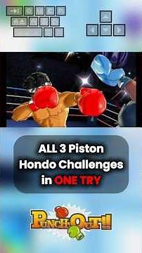 ALL 3 PISTON HONDO CHALLENGES IN ONE TRY #punchout #punchoutwii