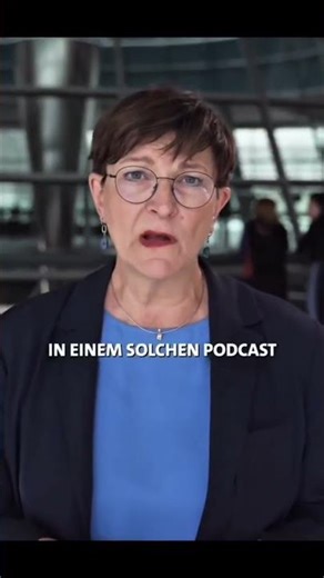Saskia Esken SPD ist demokratisch gesehen voll am *rsch. Sie will ein Podcaster finanziell ausbluten