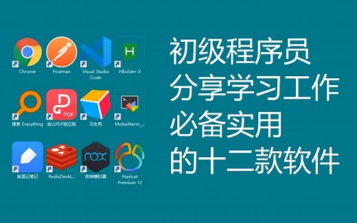 初级程序员分享十二款开发学习实用必备软件
