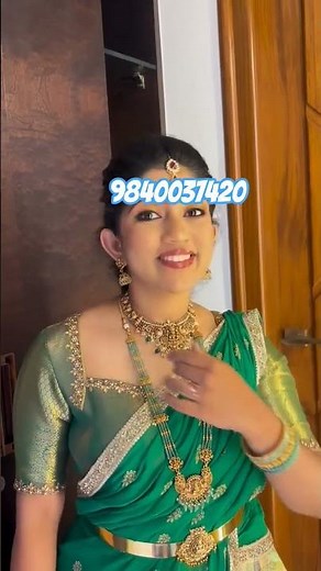 Engagement bride || traditional Halfsaree|| engagement bridal pattu Halfsaree