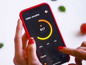Healthy Food Delivery Mobile App Design: iOS Android UI