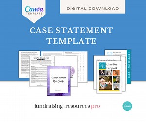 Case Statement Template: Prepare for a Major Fundraising Campaign - Etsy
