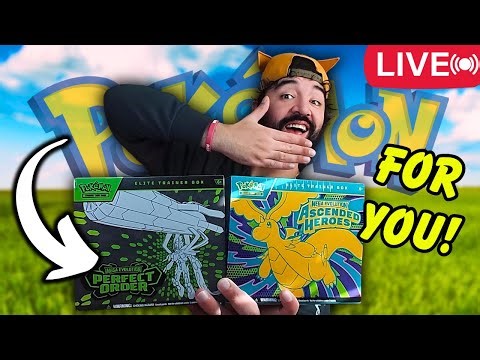 LIVE🔴Giving Away The BEST Pokemon Cards from The Walmart RESTOCK!
