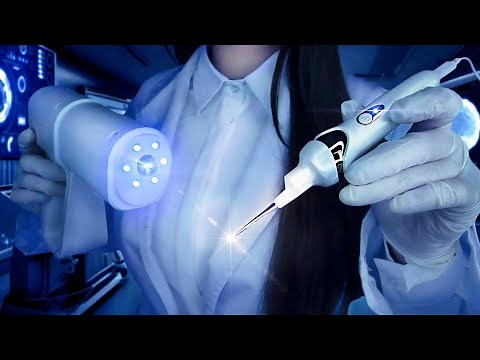 ASMR Super professional ear treatment and ear cleaning (English ver.) / sci-fi asmr