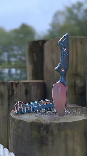 Just listed the last 2 Shipwreck Copper Slayer Keybars on the website! 🔪 The Skalpel by @miketaylorknives #keybar #copper #everydaycarry | KeyBar