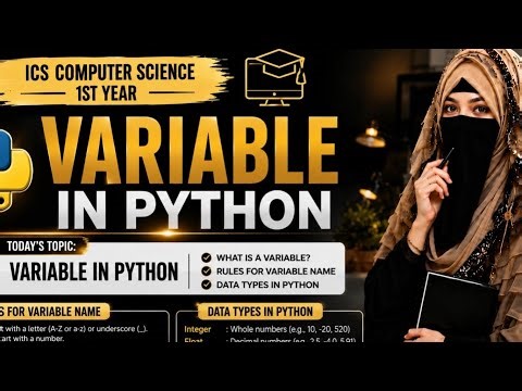 What is Variable and Data Types in Python | Complete Beginner Lecture in Urdu/Hindi
