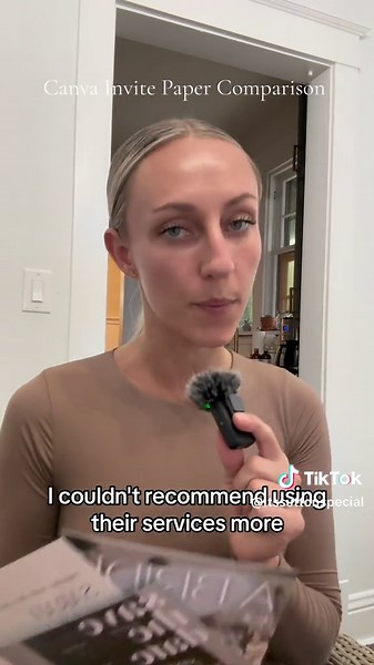 Deluxe Matte vs. Hemp Uncoated Canva invites and save the dates! @Sarah - 2024 Bride #diyinvitations #diyinvites #diyweddinginvitations #diybride #2024bride #weddinginspo #canvapapercomparison #diysavethedates