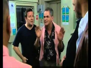 EXTRAS Bloopers: Ricky Gervais 'Yuma, Yuma, Yuma'