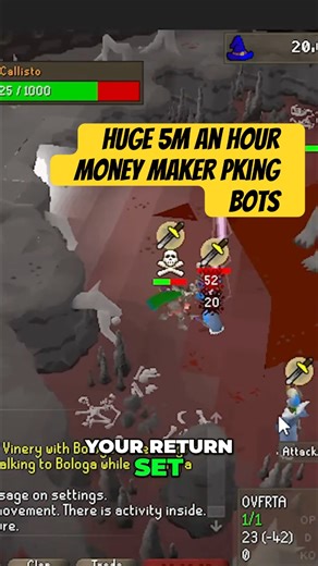 This Spot is 5M an hour farming bots/pvmers #osrs #gaming #runescape #oldschoolrunescape