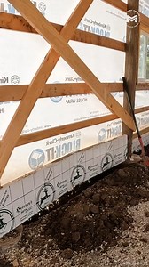 How I Install FROST Protection #insulation #frostprotection #buildinghomes #barndominiumbuild | MR Post Frame