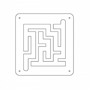 Mini Ball Maze - Svg   Pdf   Eps   Dxf Laser geschnitten Dateien - INSTANT DOWNLOAD