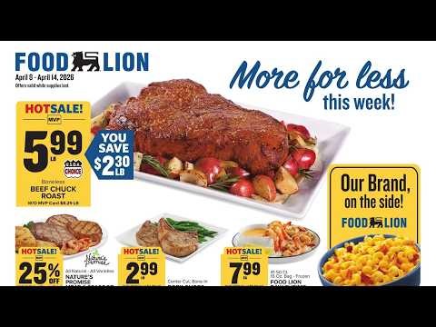 Food Lion • Apr 08 – Apr 14, 2026 • Weekly Ad Preview