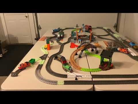 Running my motorized/trackmaster 80th anniversary trains