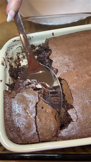 Let’s make Ina Garten’s brownie pudding! #fyp #foryou #foryoupage #inagarten #sweettreat