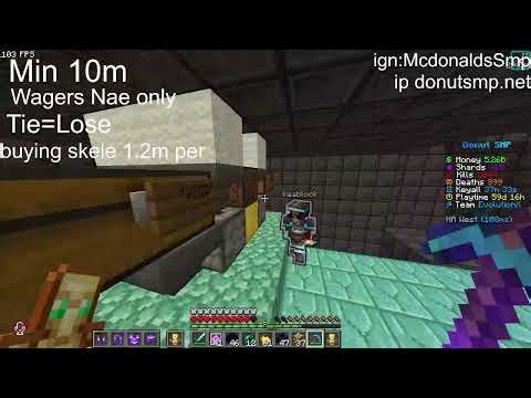 Donut SMP Live 1b+ LootDrop Gambling/Wagers/Base Rates 1m per base