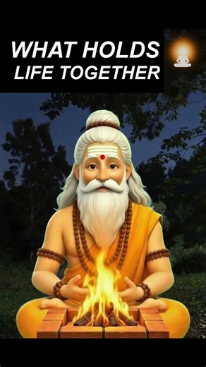 WHAT HOLDS THE BODY (ELEMENTS) TOGETHER? | Yoga Vasishta #shorts