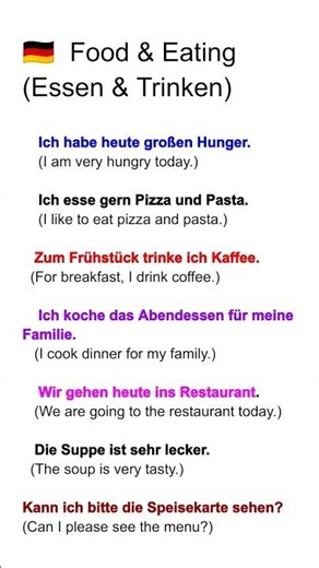 Learn German the easy way 🇩🇪✨Practice these simple A2 sentences daily and improve fast!