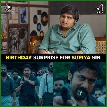 Suriya Birthday Surprise ❤️ | Karthik Subbaraj | Retro | The Maathevan Show | MPower