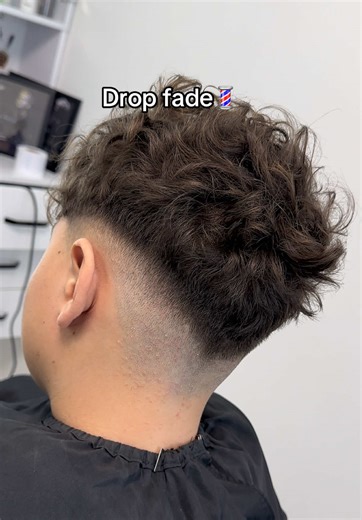 Drop Fade Haircut for Curly Hair Styling