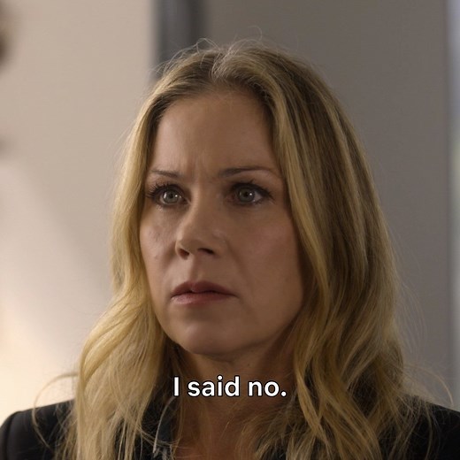 3.2M views · 43K reactions | Christina Applegate saying “No” to everyone and everything in Dead to Me Netflix is inspirational | Netflix | Facebook