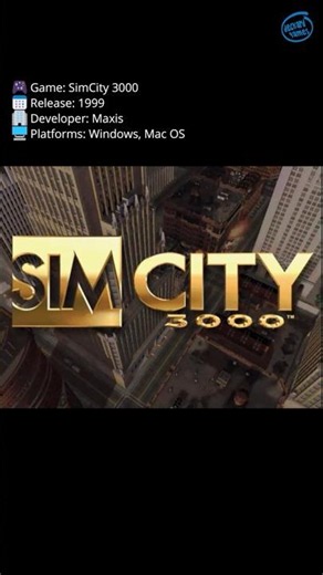 🎮 SimCity 3000 (1999) | Classic game intro. #RetroGaming #gaming