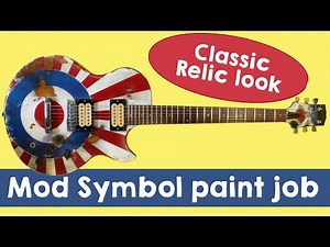 A crazy custom on a classic Gibson L6-S guitar