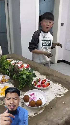 Make a rotating dining table out of mud 😭⁉️