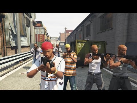 Merryweather VS Street Gang | GTA 5 NPC War 140