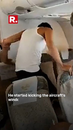 41K views · 43 reactions | Air passenger bites steward’s finger aboard Indonesia-bound plane: Are passengers getting more unruly? . . . #Flying #Airlines #Indonesia #Aeroplane #Airplane #Republic | Republic | Facebook