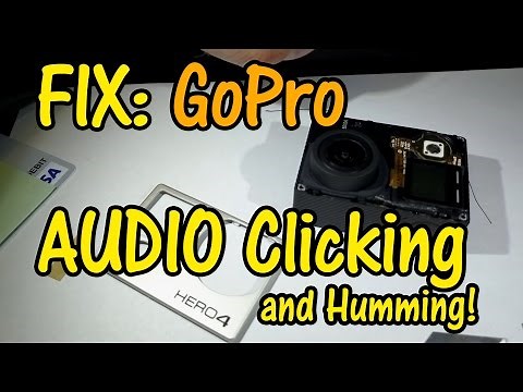 GoPro FIX Audio Clicking and Humming Hero4 (Wifi Interference)