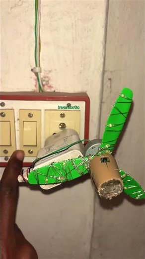 Running 3-Wing Drone Propeller With Drone Motor Using Power adapter #schoolproject #tech #dcmotor