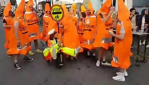 3.1K views · 28 reactions | Brilliant to see the Kington Wheelbarrow Race tonight. Here is one of the teams named Detour 藍 Well done to everybody involved  Video by Andy Compton | Hereford Times | Facebook