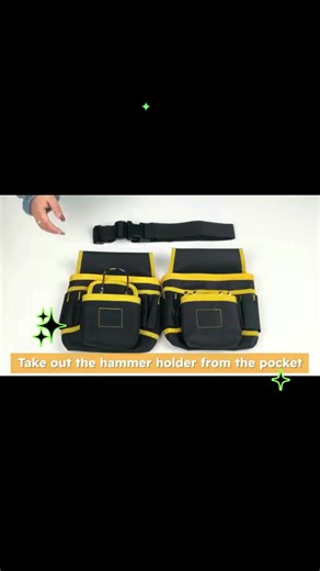 Tool Belt,Magnetic Tool Pouch,27-Pockets Heavy Duty Padded Tool Belts for Men,Detachable Adjustable Tool Pouch Bag for Electrician,Carpenter,Construction,Work Apron,Utility Belt,Black,Yellow #travelaccessories #menswallets #pursemusthaves #versatilepurse #magicpocketlazymakeupbag #leatherratchetbelt #golfbagaccessories #unisexunderarmshoulderbag #bagmusthaves #beltbuckles