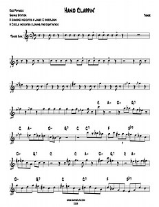 Solo Transcript: Red Prysock "Handclappin' "