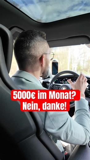 Deshalb würde ich mich niemals für 5000€ im Monat einstellen lassen!