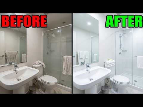 How to Clean EVERYTHING in Your Bathroom! 🚿✨