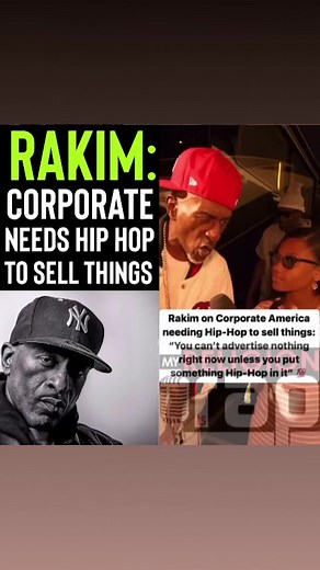 Rakim exposes how Corporate America can’t sell a damn thing with out Hip Hop 💎 | My Religion Is Rap