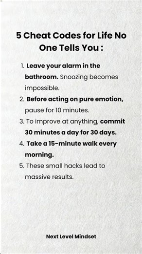 These 5 Life Hacks Changed Everything #Motivation #Success